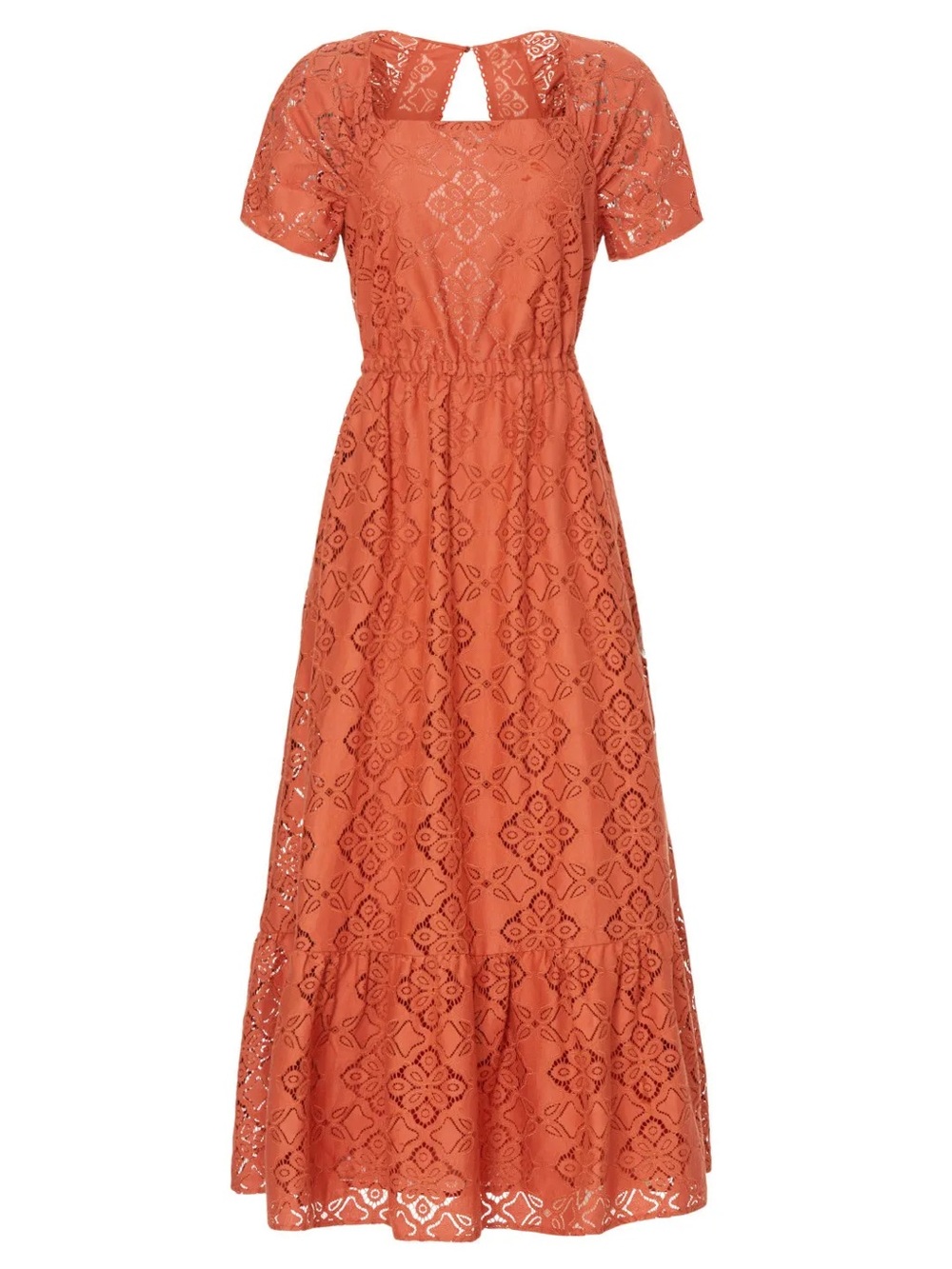 Pamela Love Terracotta Lace Dress